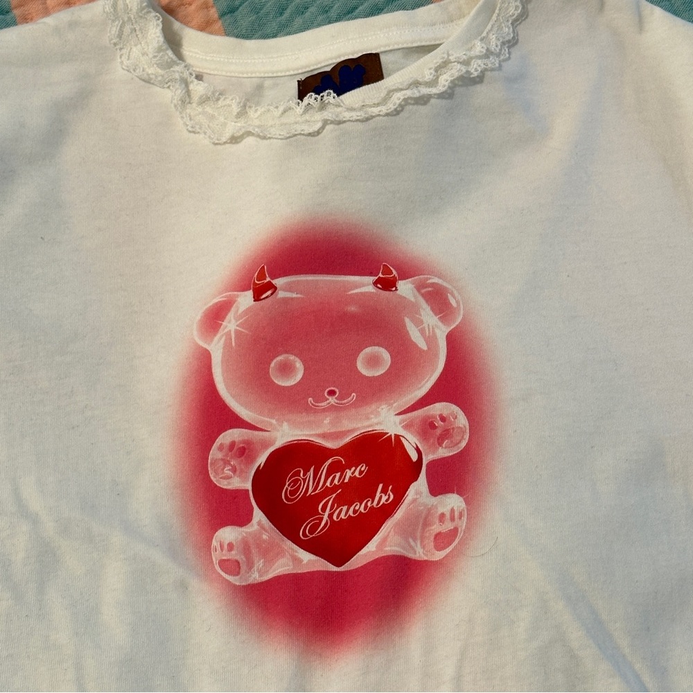 Rare EUC Mimi Wade x Heaven Marc Jacobs FW22 Graphic Baby Tee